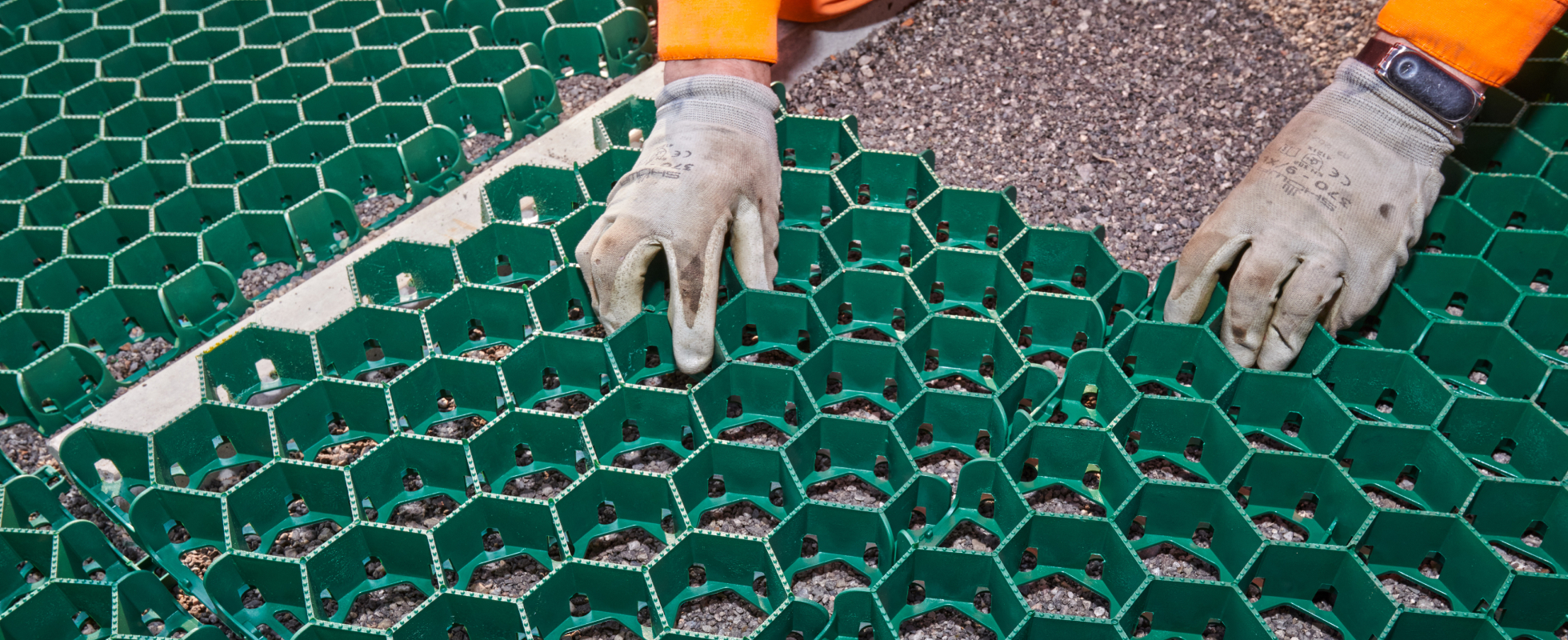 Salvaverde project: Green parking for urban heat island mitigation, Brescia, Italy